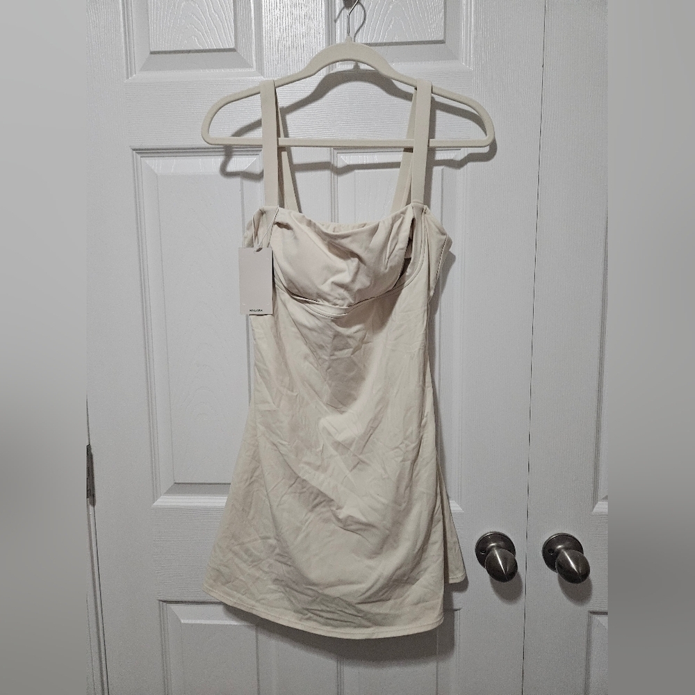 Halara SoftlyZero Plush 2-in-1 Pocket Flare Mini Active Dress-Easy Peezy - Picture 2 of 5